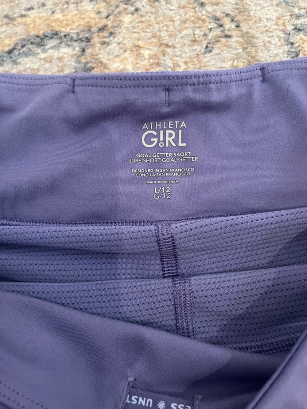 Athleta Girl Lavender Performance Skort - Picture 4 of 7